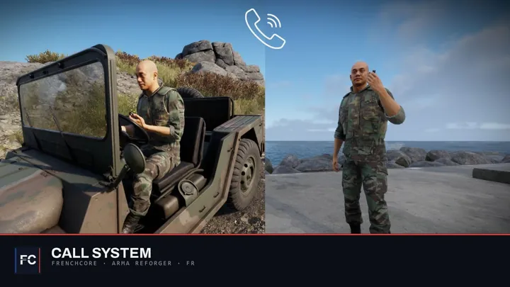 Vignette de Call System : deux joueurs en communication