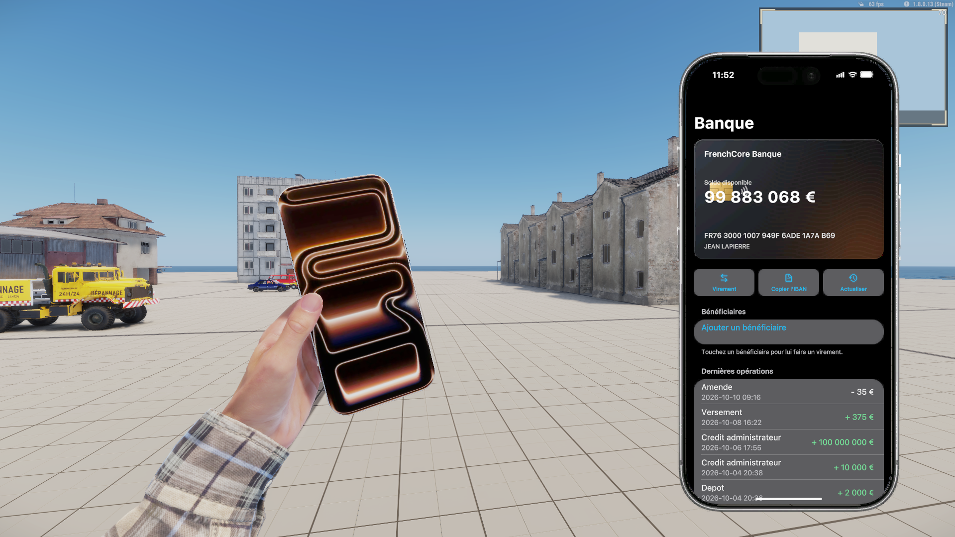 FB-03 · Bug application bancaire